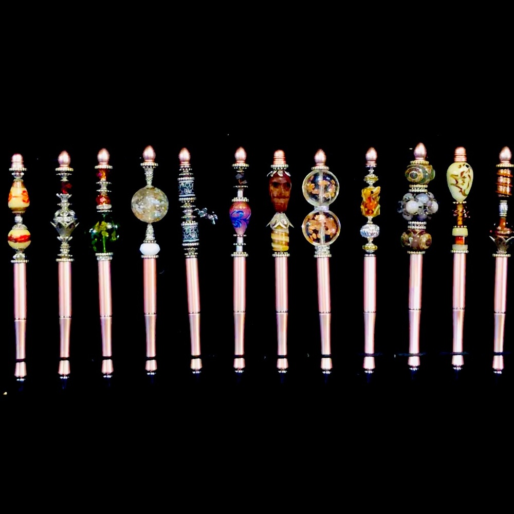 Jeweled Pens Black Ink $8 Each